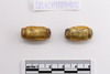 Gold in glass Beads