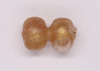 Gold in glass Beads