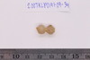 Gold in glass Beads