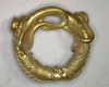 Gold ear-clasp