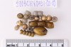 Gold in glass Beads