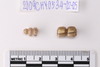 Gold in glass Beads